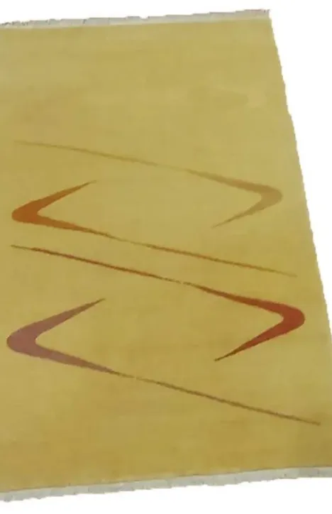 Χειροποίητο Μάλλινο Χαλί ”Nepal” Πορτοκαλί (200x300cm)