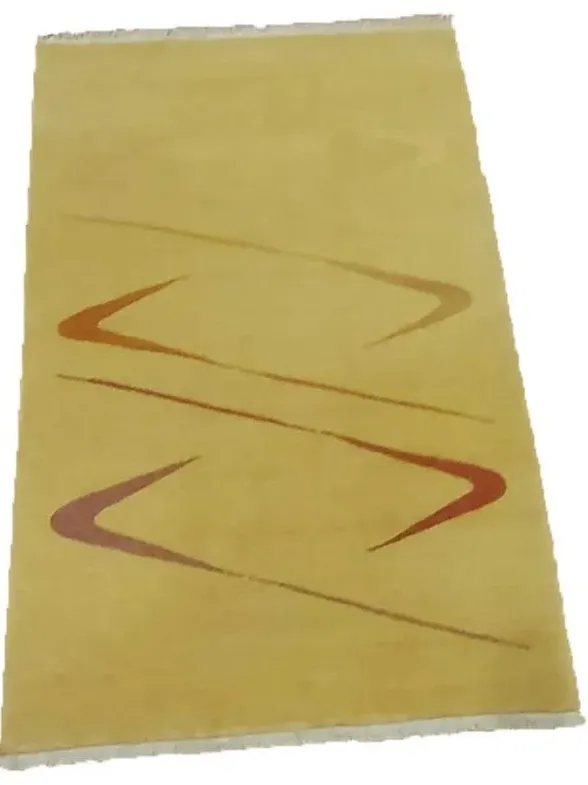 Χειροποίητο Μάλλινο Χαλί ”Nepal” Πορτοκαλί (200x300cm)
