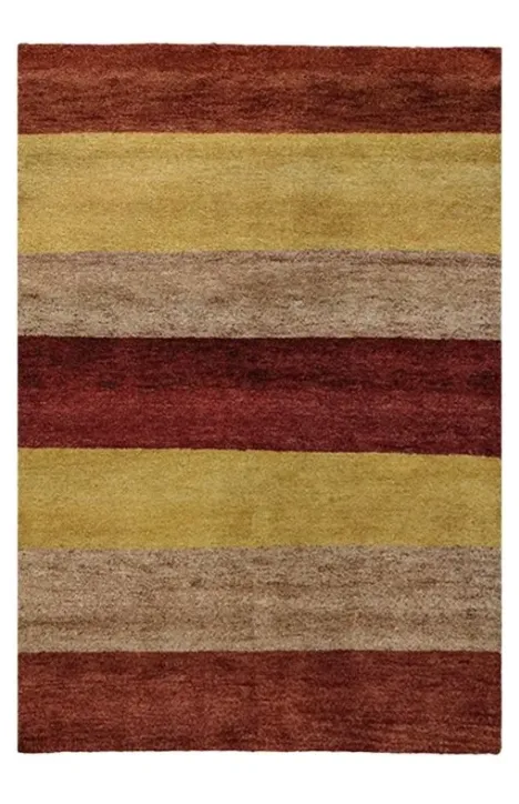Χειροποίητο Μάλλινο Χαλί ”Gabbeh” Πορτοκαλί (122x178cm)