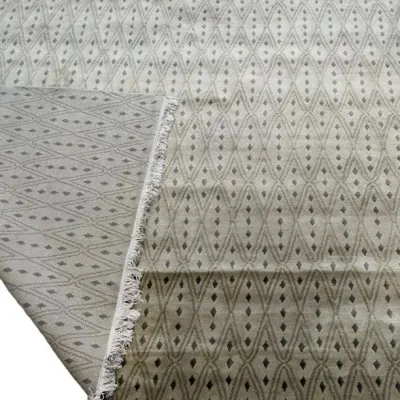 Χειροποίητο Μάλλινο Χαλί ”Handmade” Λαδί (240x306cm)