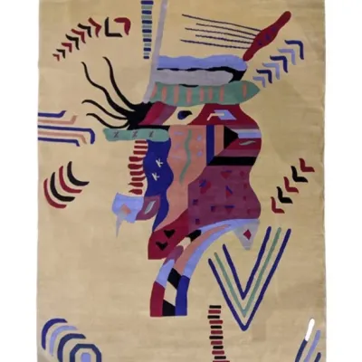 Χειροποίητο Μάλλινο Χαλί ”Hand Nepal” Κίτρινο (243x298cm)