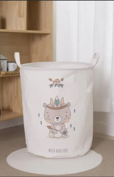 Καλάθι Απλύτων Wild and Free Αρκουδάκι