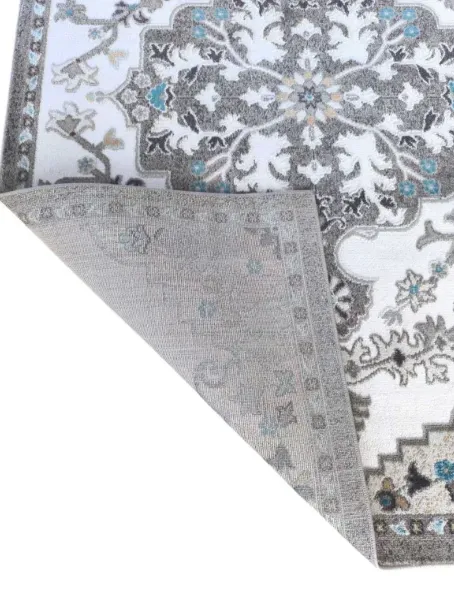 Χαλί LAVINIA 160X220 Γκρι-Λευκό 