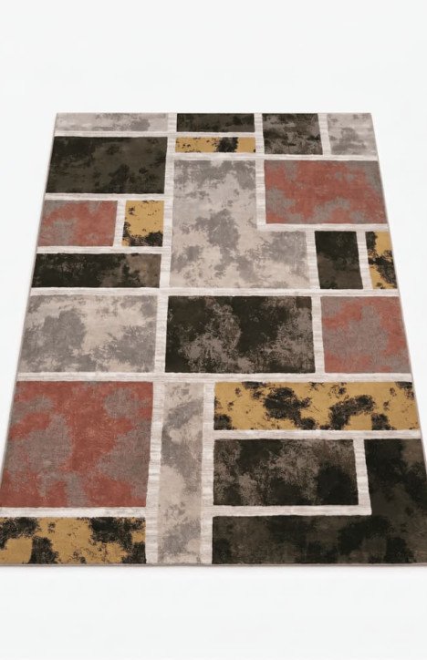 Μοντέρνο Γεωμετρικό Χαλί Bossan Carpet 160x230εκ.