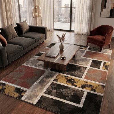 Μοντέρνο Γεωμετρικό Χαλί Bossan Carpet 160x230εκ.