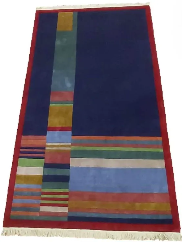 Χειροποίητο Μάλλινο Χαλί ”Nepal” Μπλε Σκούρο (200x300cm)