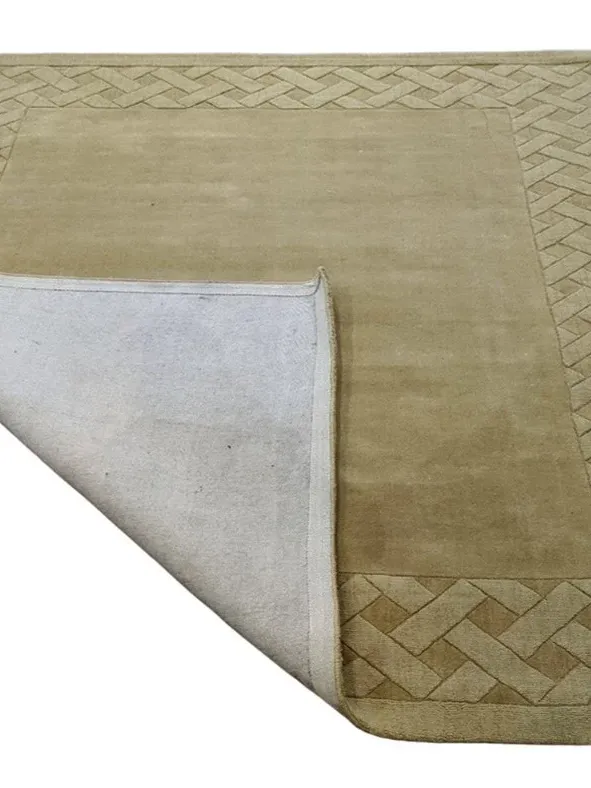 Χειροποίητο Μάλλινο Χαλί ”Ocher” Μπεζ (250x300cm)