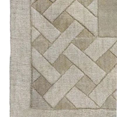 Χειροποίητο Μάλλινο Χαλί ”Ocher” Μπεζ (250x300cm)