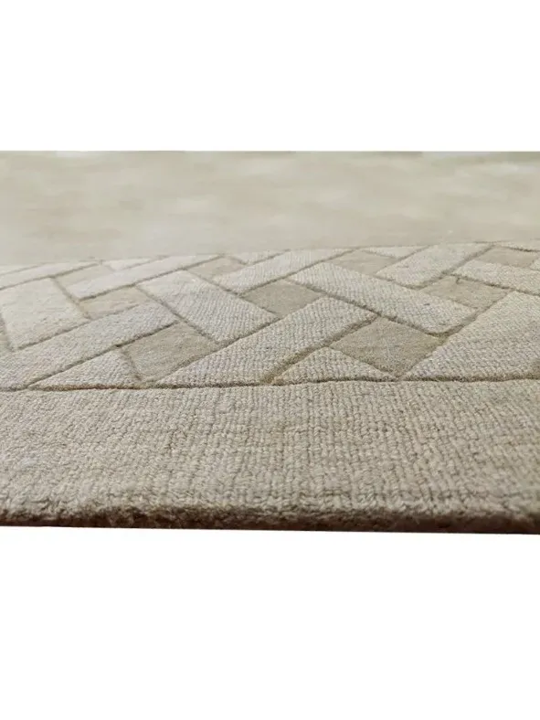 Χειροποίητο Μάλλινο Χαλί ”Ocher” Μπεζ (250x300cm)