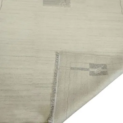 Χειροποίητο Μάλλινο Χαλί ”Indie” Εκρού (200x300cm)