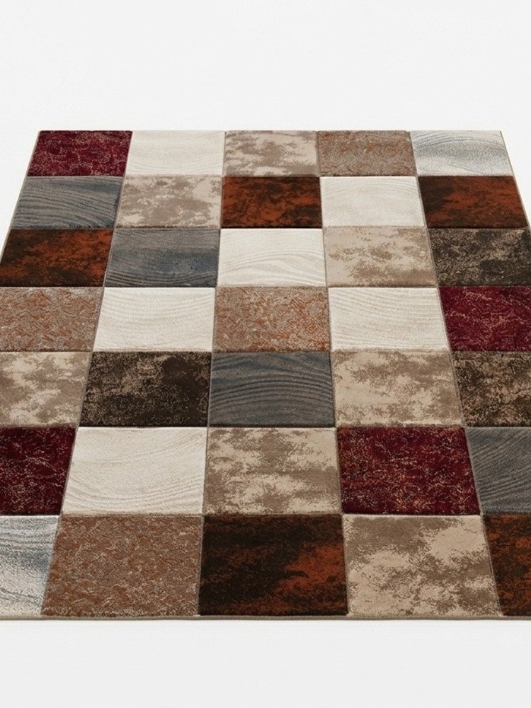 Χαλί Florista Legacy Carving Μπορντό/Γκρι 160x230cm