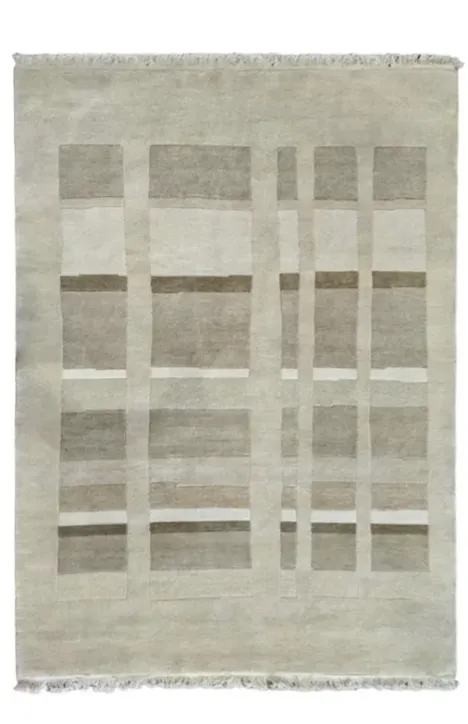 Χειροποίητο Μάλλινο Χαλί ”Nepal” Μπεζ (200x250cm)