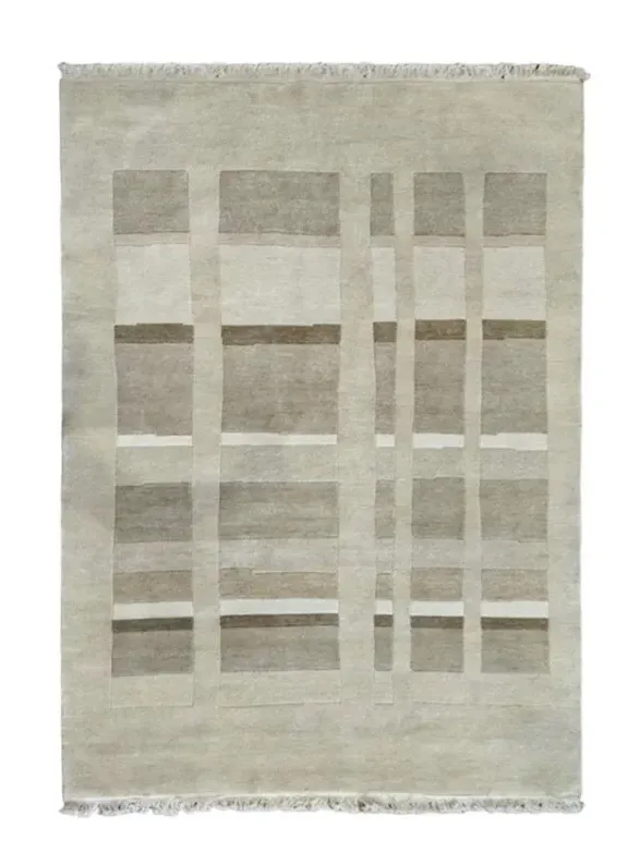 Χειροποίητο Μάλλινο Χαλί ”Nepal” Μπεζ (200x250cm)