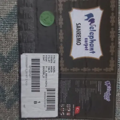Μοντέρνο Χαλί Elephant Carpet Sanremo Μπλε / Σκούρο Γκρι